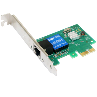 PCI-E千兆网卡台式机服务器短挡板PCIE网卡 自适应1000M有线网卡