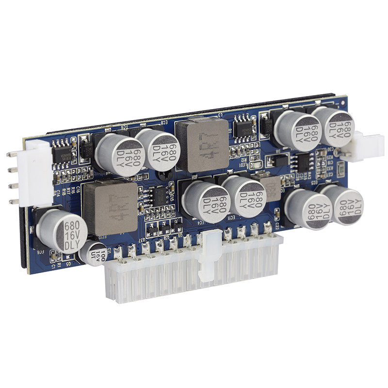 直销联达12V300W直流电源模块静音DC-ATX台式电脑200W电源转接板