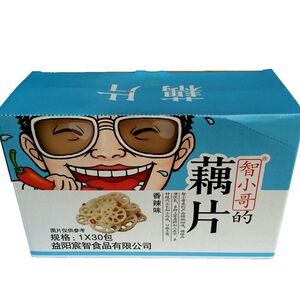 智小哥莲藕30g*30包湖南益阳特产香辣脆藕片麻辣藕片特色小吃