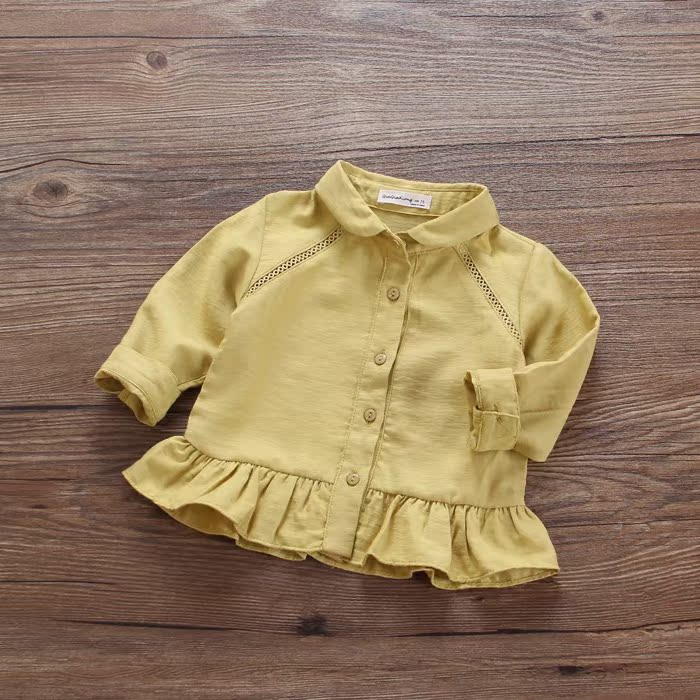 Chemise fille à manche longue - Ref 2086861 Image 1