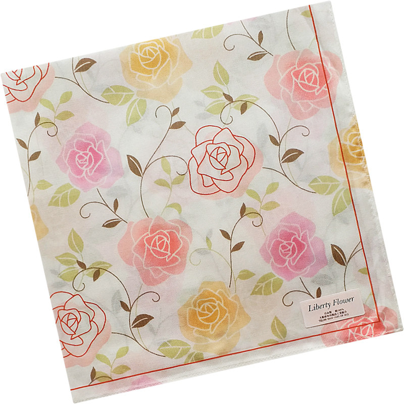 LIBERTYFLOWER日本制造45cm手帕