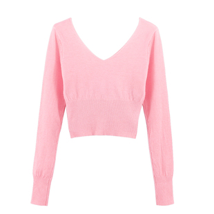 儿童舞蹈服女童拉丁舞练功服毛衣秋冬外套芭蕾舞服装针织衫小披肩