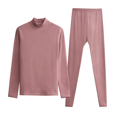 品牌半高领男女纯棉保暖秋衣秋裤