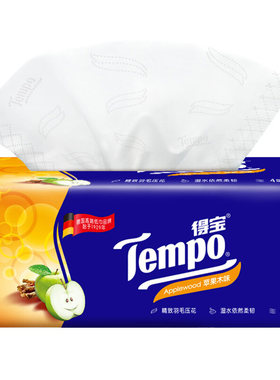 tempo得宝抽纸16包纸巾有香味