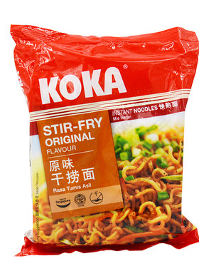 koka新加坡干捞快熟方便面泡面