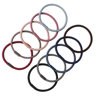 30条高弹力橡皮筋发圈发绳头绳小清新头饰成人简约扎头发饰品皮套