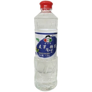 小伙子糖稀1.2kg 麦芽糖浆水饴烘焙原料翻糖牛轧糖韩国泡菜调料