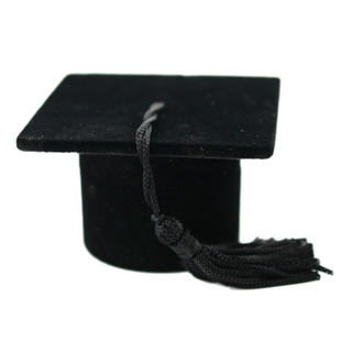 戒指盒学校博士学士 帽粉丝礼盒收纳饰品珠宝首饰盒大学毕业礼物