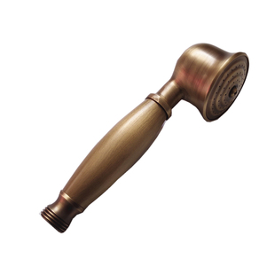 铜制电话筒花洒淋浴洗澡喷头青花瓷铃铛手喷头增压淋蓬头 通用