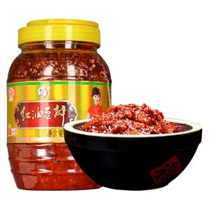恒星牌 豆瓣酱郫县正宗四川红油豆瓣小瓶装炒菜专用豆瓣酱1kg*1瓶