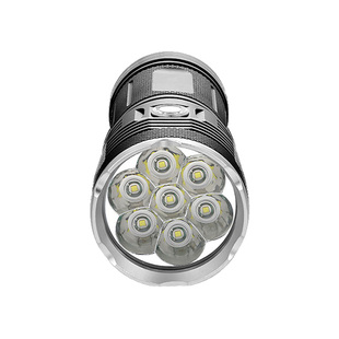 强光手电筒远射超亮宿营led户外照明探照灯家用消防应急灯充电式