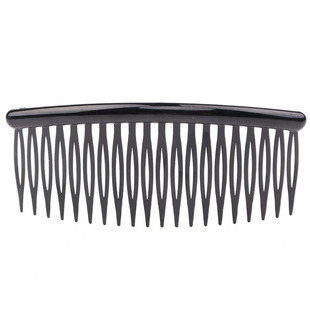 韩国发饰摔不坏AS牛筋树脂 黑色密齿刘海梳插梳排梳发夹发梳成人