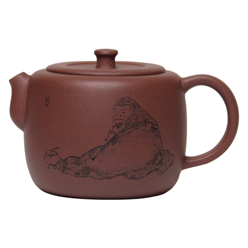 纯手工原矿紫泥紫砂壶短嘴小茶壶