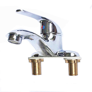 洗脸盆龙头全铜冷热双控台盆面盆水龙头申达斯单把双孔混水阀配件