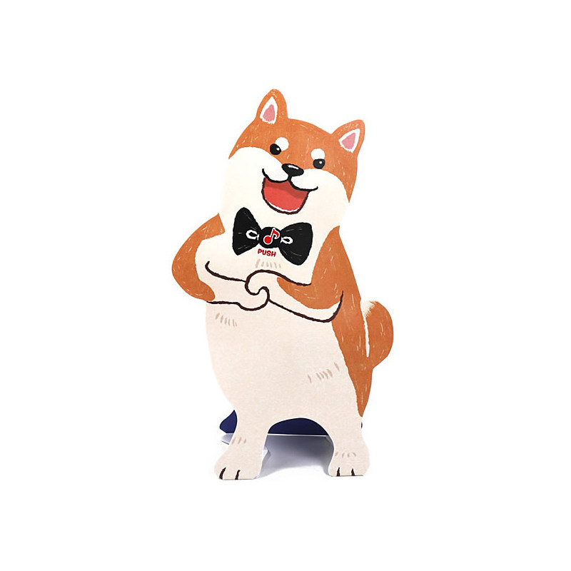 日本新品美声歌剧柴犬唱歌创意