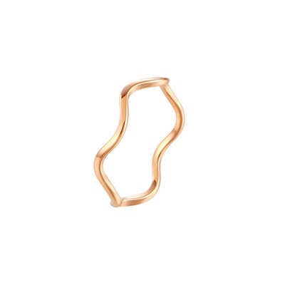 冷淡风简约小众设计ins18K玫瑰金