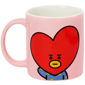 韩国BT21防弹少年团陶瓷马克杯可爱卡通印花水杯子咖啡杯饮料茶杯