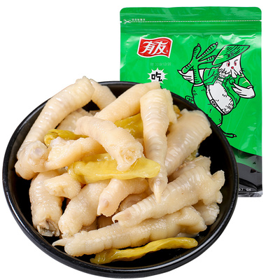 【香菇618】有友山椒无骨鸡脚筋泡椒凤爪好鸡爪解馋开袋即时零食