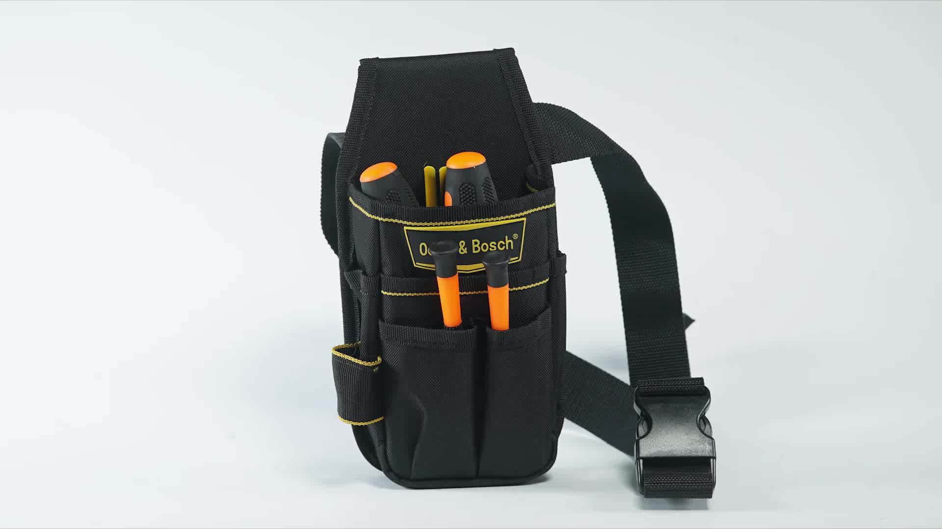 Carpenter Small Waisted Tools Kit Bag Electrician's Tool Pouch Belt