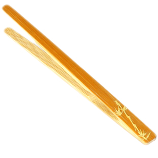 天然竹制纯手工雕刻 梅荷竹菊 茶则孟宗竹  杯夹 茶夹 夹子