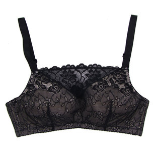 瑞卡瓦义乳专用文胸胸罩台湾产蕾丝网抹胸款遮挡伤口纯棉透气0820