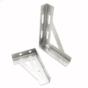 304不锈钢天然气管道固定支架U型卡L型角铁角钢支撑架消防管燃气