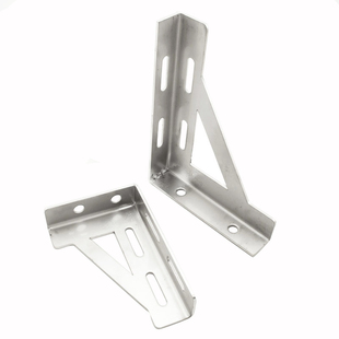 304不锈钢天然气管道固定支架U型卡L型角铁角钢支撑架消防管燃气