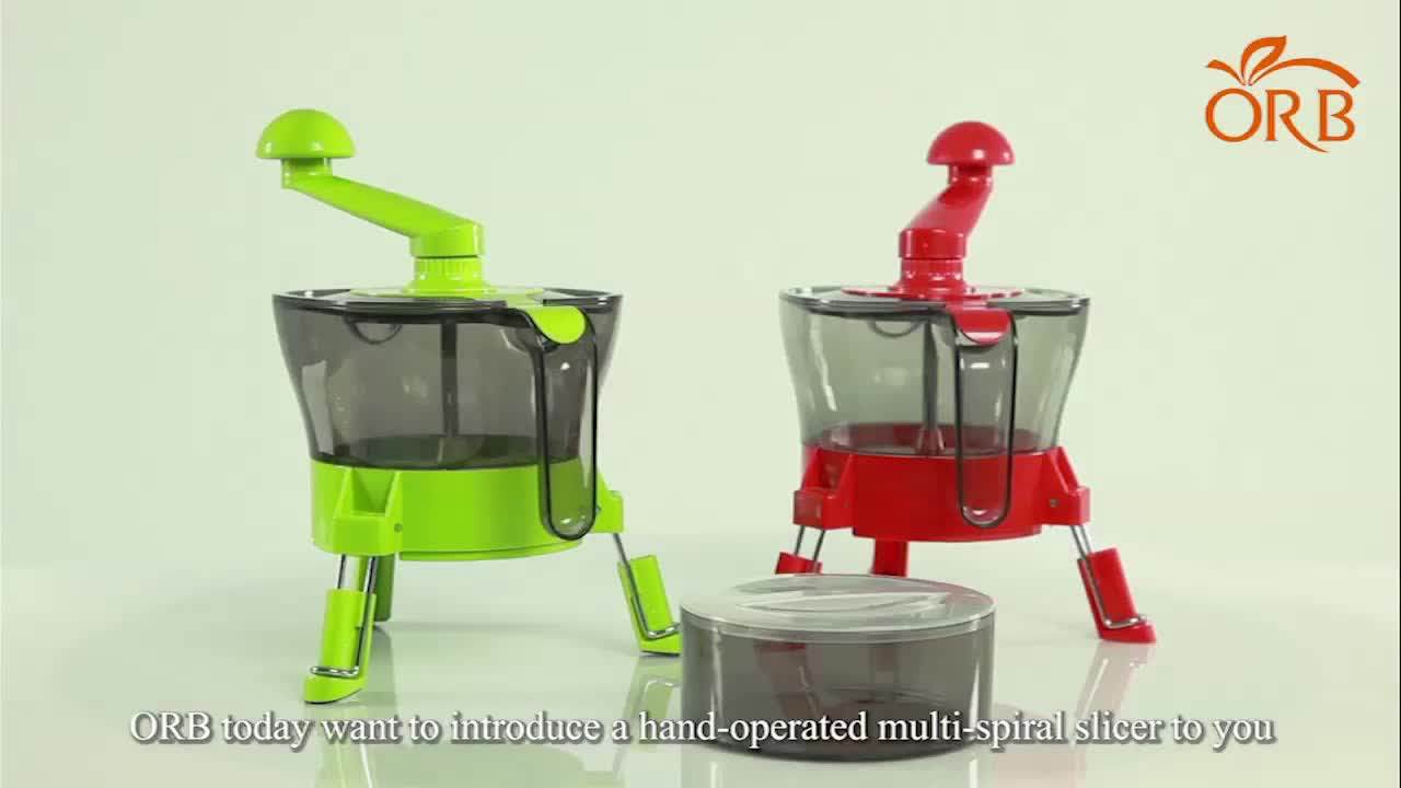 High Quality Veggie Zucchini Potato Spiral Cutter Vegetable Slicer 3 In