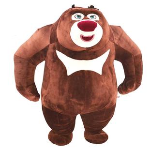 正版熊出没熊大熊二光头强毛绒玩具儿童六一礼物娃娃公仔玩偶大号