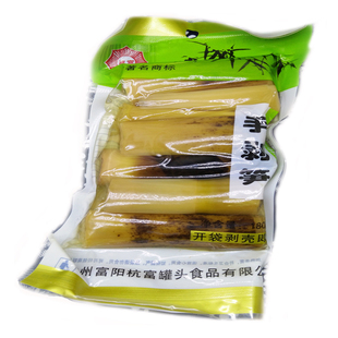 杭富五香手剥笋即食开胃180g6包8包下粥菜凉拌下饭办公室休闲食品