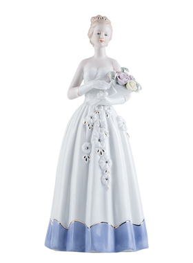 摆设西洋人物陶瓷客厅卧室装饰品