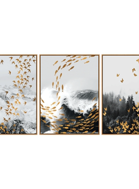 定制各种现代中式侘寂奶油风极简立体刺绣装饰画软装配画展厅方案