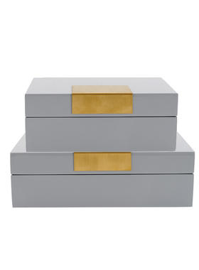 现代中式风mdf金属扣样板房软装