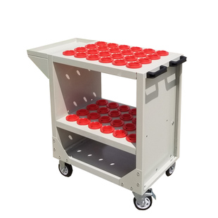 数控刀具管理车柜BT4050 CNC加工中心刀柄架 重型工具箱 三层推车