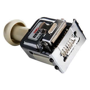 得力7506自动号码机 6位多位打码机手动带油墨财务银行打号机数字编号日期编码全自动连续页码器小型移印字机