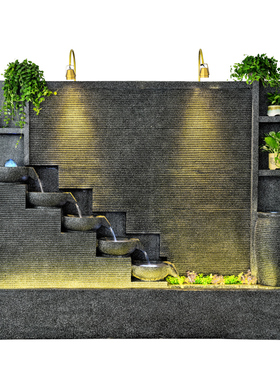 定做喷泉大型庭院景观流水屏风