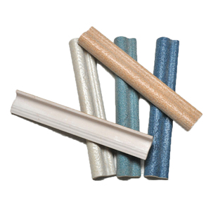 包邮陶瓷欧姆线边线砖收边条阳角线腰线 仿古五彩岩长度300mm压条