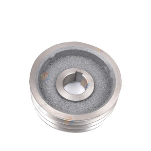 发电机配件平键 皮带轮三槽B型内径32mm38mm42mm48mm两槽铸铁三角