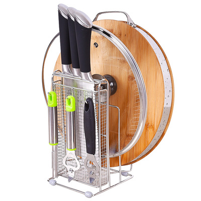 304不锈钢砧板架菜板筷子刀具