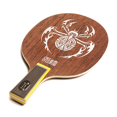 亚萨卡乒乓球拍底板Y7EO快攻型鸡翅木碳素7层直板横板