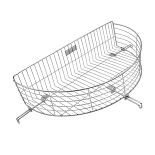 不锈钢高品质半圆形过滤面窝春卷鸡排油炸锅沥油油架网油饼菜饼篮