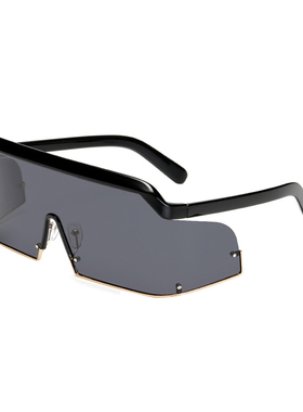 墨镜街拍连体透明个性风太阳眼镜