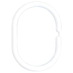 浴帘环大号加大特大挂环窗帘环活扣卫生间C型挂钩门帘环树脂圆环