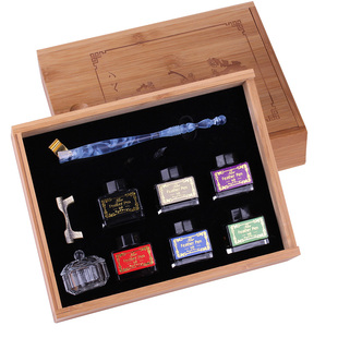 蘸水笔英文书法字帖墨水套装学生直杆哥特体平尖圆体斜杆花体点尖