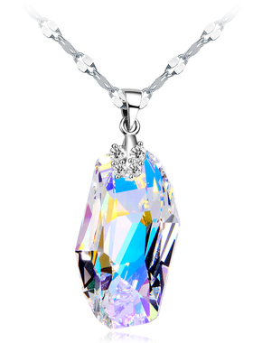 银项链柏西莲S925纯银锁骨链女