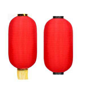 大红灯笼广告印字节日喜庆户外防水折叠日韩仿古农家乐红灯笼挂饰