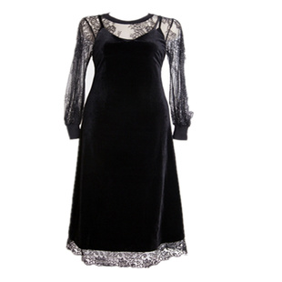 洋气新店 RED MEMORY 新年趴 特 三件套吊带蕾丝衫混搭丝绒连衣裙