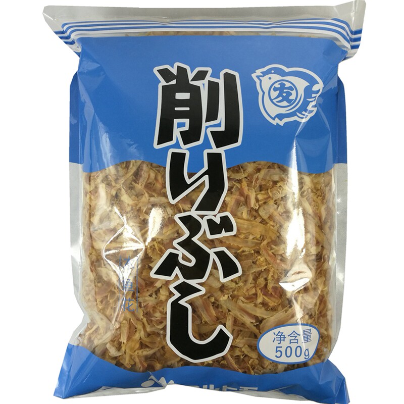丸友木鱼花500g（蓝袋）友字柴鱼片章鱼烧木鱼花章鱼小丸子鲣鱼片