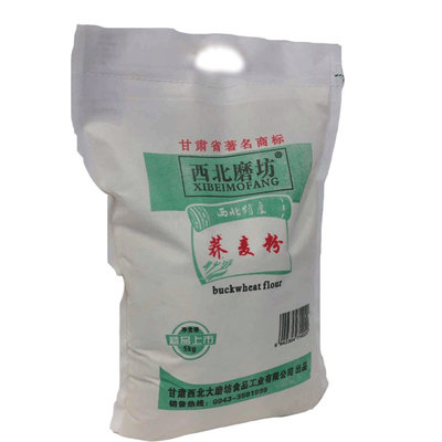 纯荞麦面粉农家荞麦面新鲜粗粮