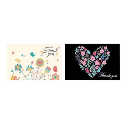 创意贺卡包邮感谢卡节日通用烫金